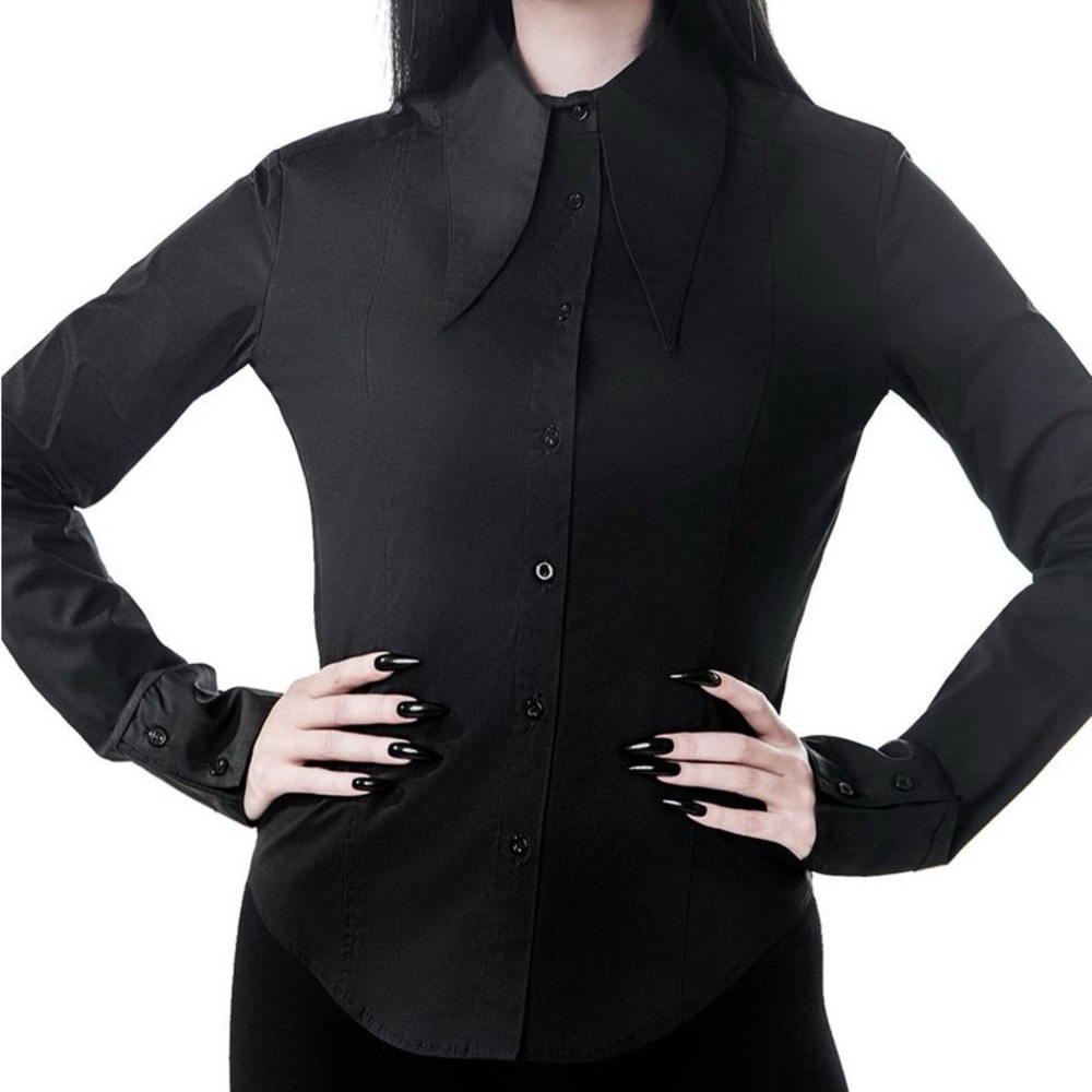 Killstar Darby Long Sleeve Top size L New With Tags
